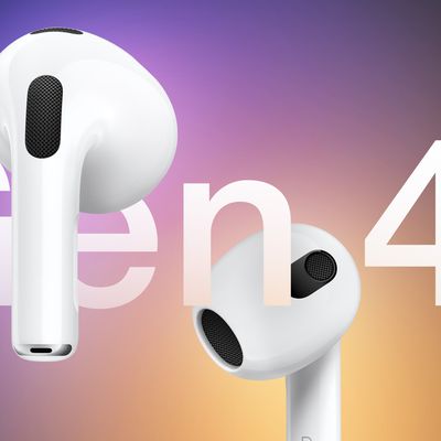 AirPods Fourth Generation Feature Purple Triad