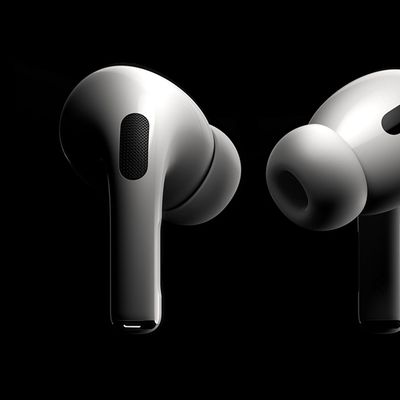 airpods pro black background