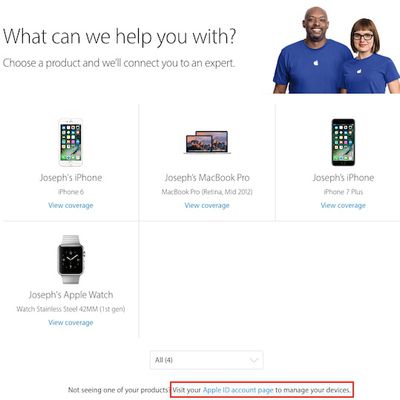 apple get support