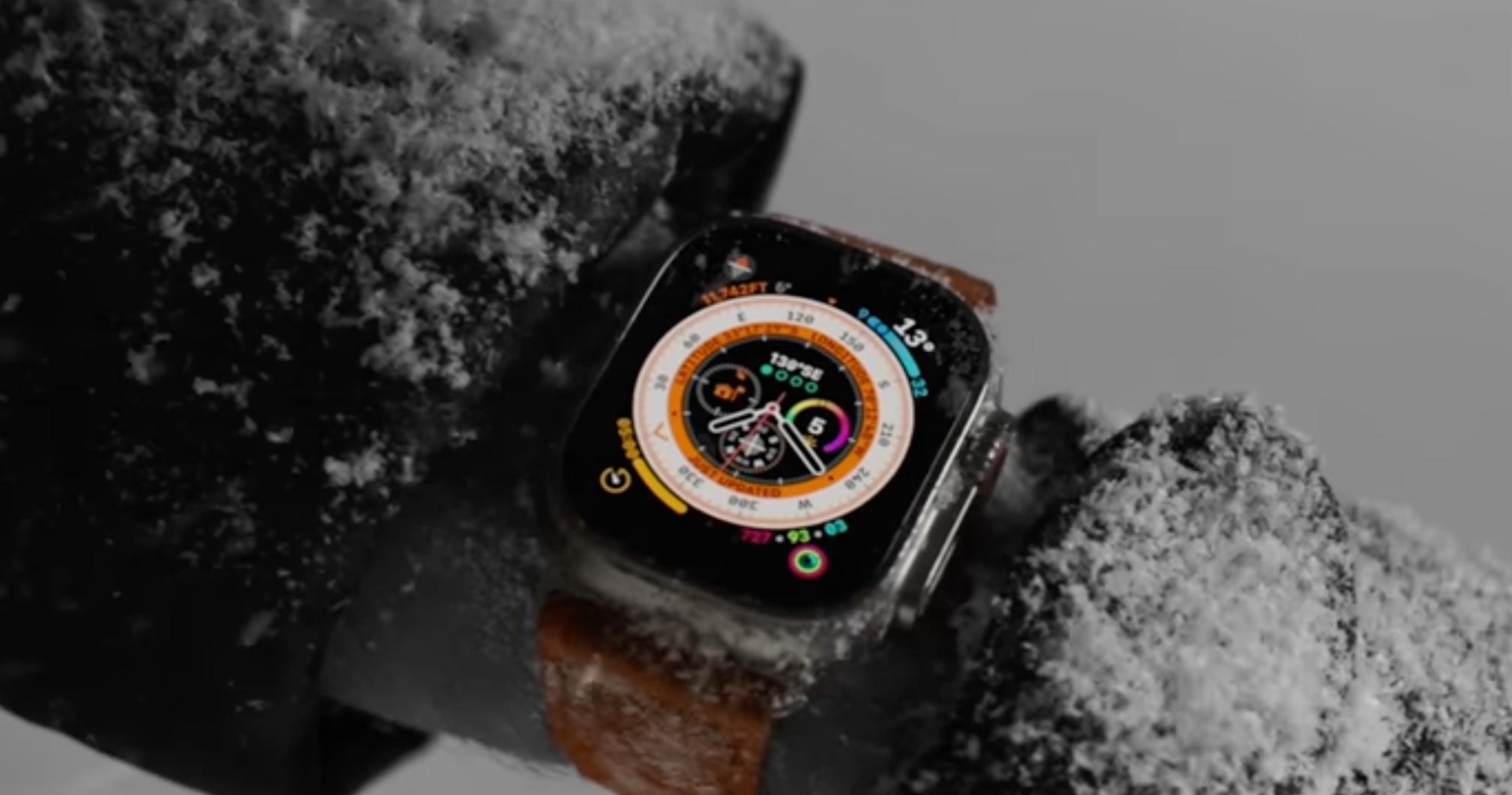 apple watch ultra snow