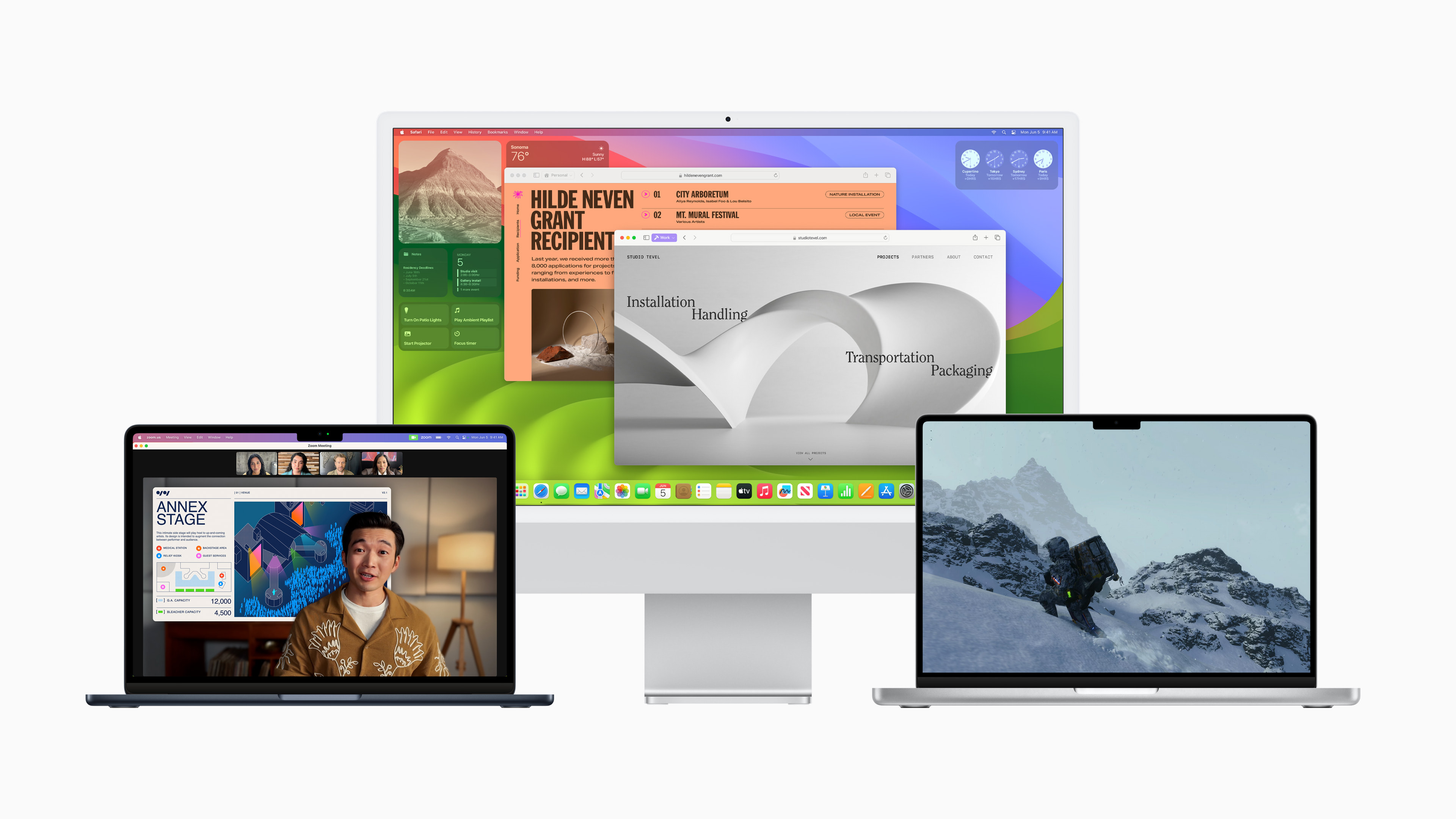 Apple WWDC23 macOS Sonoma hero