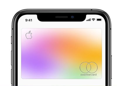 Apple Card on iPhone screen